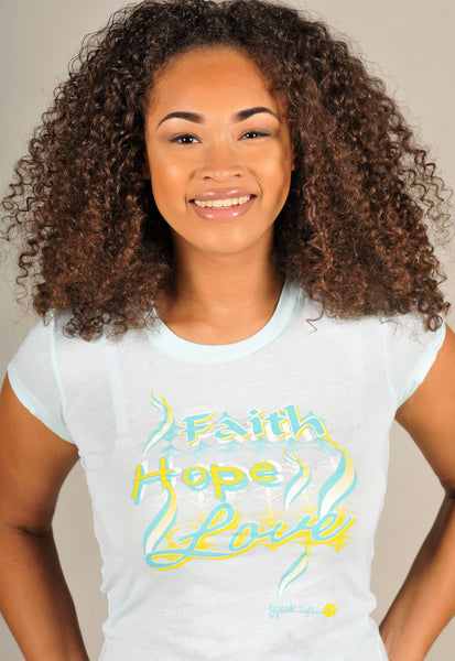 Faith, Hope, Love Women's Speak Life T-Shirt