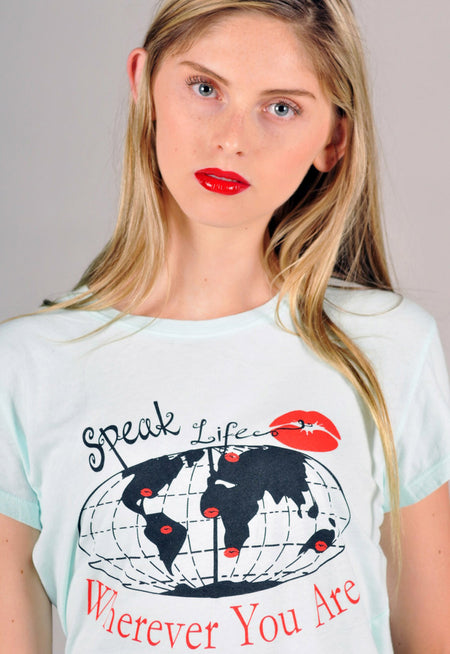 Love In Different Languages Women's Speak Life T-Shirt