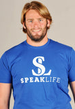 Men's Speak Life Blue T-Shirt