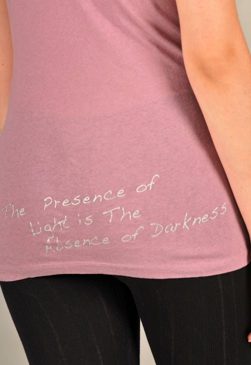 Presence of Light Is the Absence of Darkness Speak Life T-Shirt