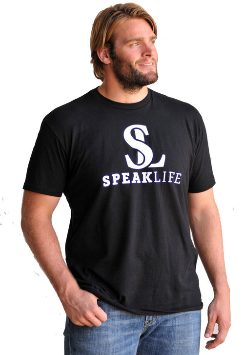Men's Speak Life Black T-Shirt